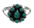 Southwestern Sterling Silver And Turquoise Ring Size 8-1/2 YX85293